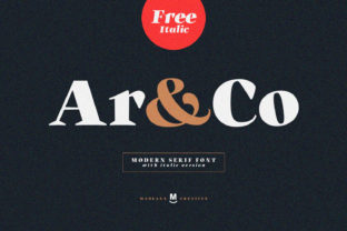 Ar and Co: A Serif Font That Elevates Every Craft Project