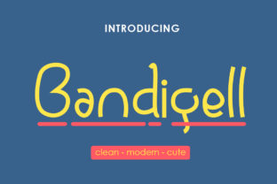Bandigell: A Whimsical Sans Serif for Branding and Design