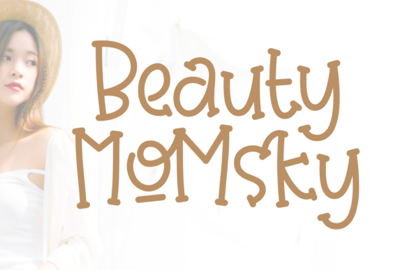 Beauty Momsky: A Whimsical Script Font for Editorial Design