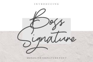 Boss Font: A Versatile Script Handwritten Style