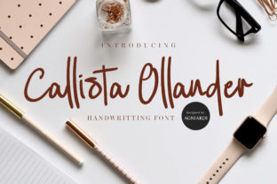 Callista Ollander: A Modern Handwritten Font for Editorial Design