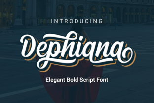 Dephiana: A Romantic Script Font for Creative Branding