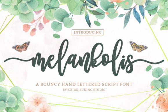 Discover the Beauty of Melankolis: A Script Font for Crafters and Designers