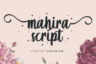 Discover the Magic of Mahira: A Script Handwritten Font for Creative Makers