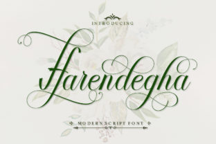 Harendegha Script for Editorial Design and Creative Branding