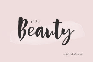 Hello Beauty Font: A Handwritten Script for Creative Projects