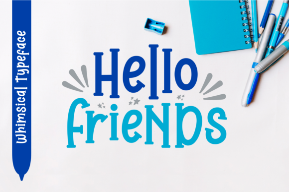 Hello Friends: A Script Handwritten Font for Editorial Charm