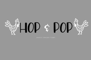 Hop and Pop: A Script Font for Whimsical Editorial Design