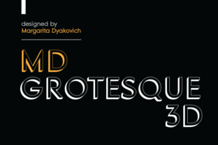 MD Grotesque 3D: A Modern Sans Serif Font for Contemporary Branding