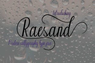 Raesand: The Bold Script Font for Digital Marketers and Designers
