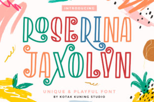 Roserina Jaxolyn: A Playful Script Font for Digital Branding