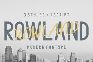 Rowland Family: A Modern Sans Serif Font for Versatile Branding