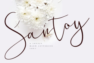 Santoy: A Script Handwritten Font That Elevates Brand Identity