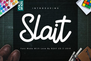 Slait: A Script Handwritten Font for Modern Web Design