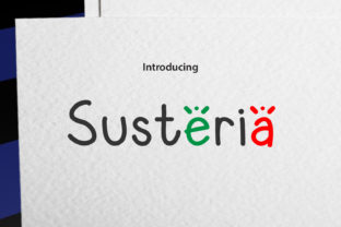 Susteria: A Script Handwritten Font for Dynamic Web Design