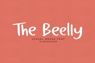 The Beelly: A Script Handwritten Font for Editorial Design and Branding