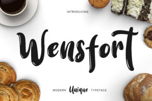Wensfort: A Playful Script Font for Standout Design