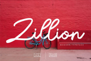 Zillion: A Font for Creative Branding and Handwritten Charm